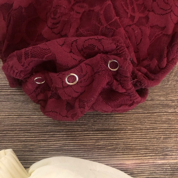 NEW Bailey’s Aurora Maxi Tulle Skirt Size 3T with leotard burgundy 3T beautiful - Picture 5 of 7